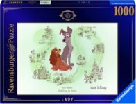 Ravensburger1000 Parça Disney Leydi ile Sokak Köpeği Puzzle